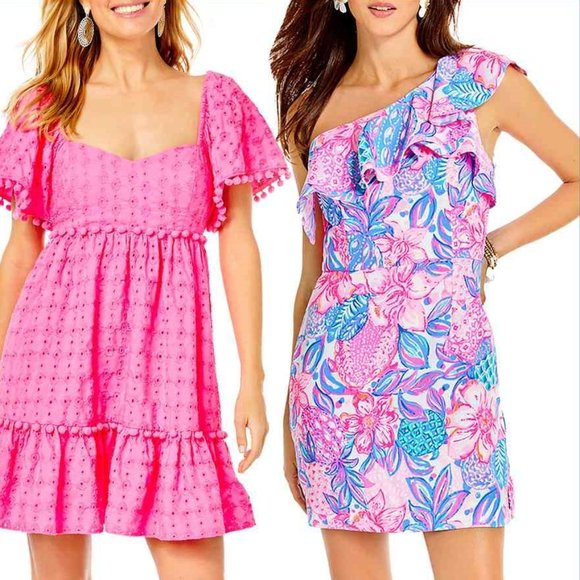 Lilly Pulitzer Kipton One-Shoulder Romper NWT - Size 4 - Picture 7 of 10